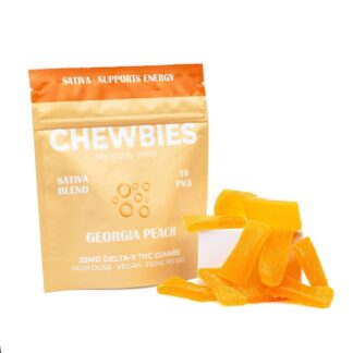 Chewbies Delta 9 THC Gummies – Georgia Peach Sativa